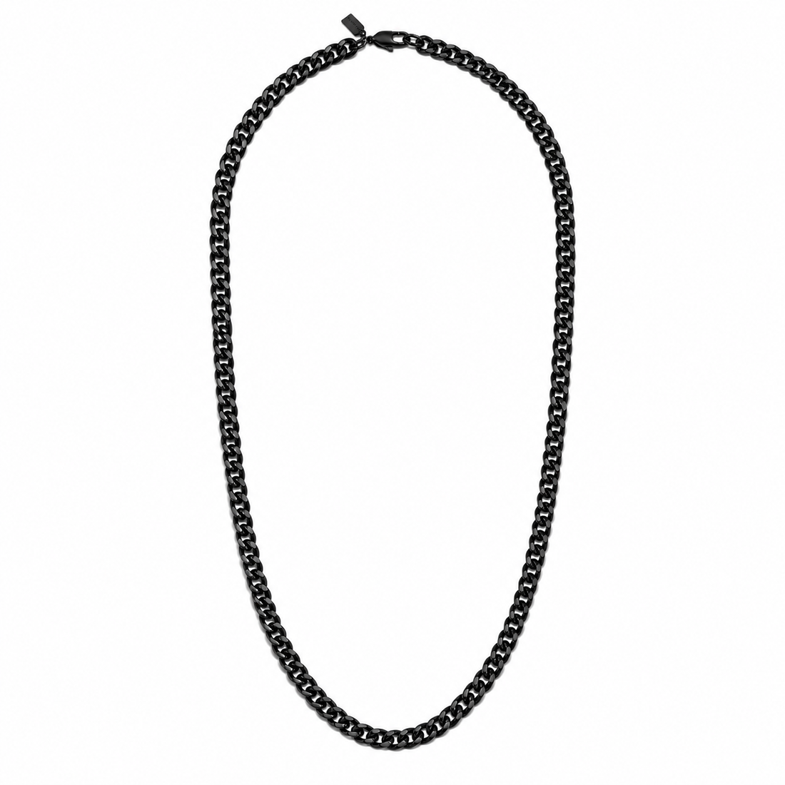 Colar Masculino Varek preto em aço inoxidável